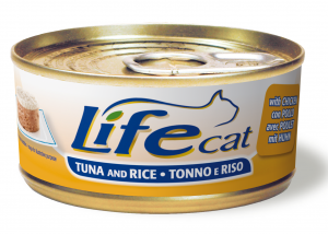 LIFE CAT TUNA, RICE & CHICKEN - konservi kaķiem 6 x 170g